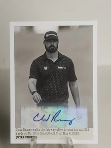 Chad Ramey 2024 Upper Deck Portfolio Auto "Wire Photos" Golf SSP - Picture 1 of 2