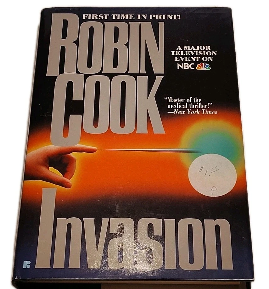 Invasion Robin Cook 1997 Berkley Edition Medical Thriller Hardcover Dust Jacket  Foto 1 de 4