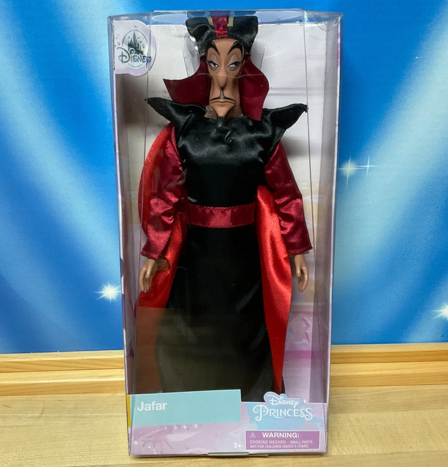 12" Jafar Disney Classic Doll Aladdin Jasmine Villain Action Figure Toy 1049
