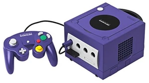 Nintendo GameCube Spielkonsole in Lila zwei Controller Sehr Gut 2Q - Bild 1 von 3
