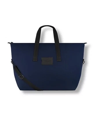 Armani Fragrance Dark Blue Duffle Weekender Bag With Dust Bag Shoulder Strap - Image 1 of 4