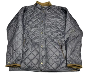 Peter Millar Suffolk Quilted Travel Coat Jacket Men Large Fleece Lined Golf O4 - Picture 1 of 5