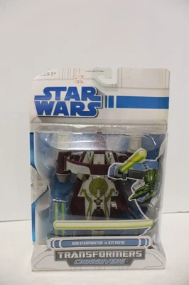 Transformers Star Wars Crossover Kit Fisto Jedi Starfighter TARJETA DAÑADA Foto 1 de 3