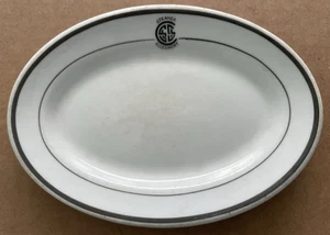 Vintage DAMPFGARER ALLEGHENY ovaler Teller Mayer EISENBAHN China C&O Chesapeake Ohio - Bild 1 von 4
