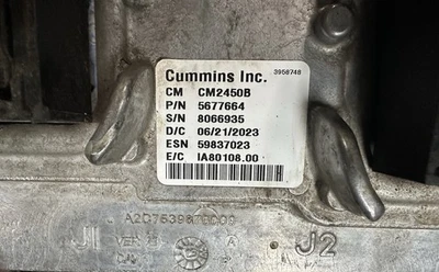 2019-2024 道奇 RAM 6.7L 升 CUMMINS 柴油 ECM 2500 3500 4500 5500 ECU ECM PCM — 第 1/2 张图片