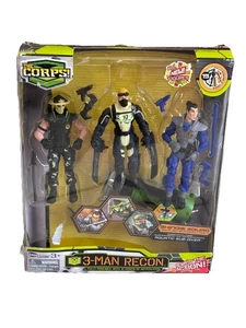 Lanard The Corps 3 Man Recon Shinobi Ninja Actionfiguren 2010 - Bild 1 von 6