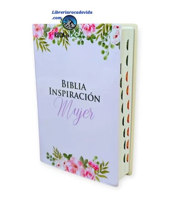 Biblia Letra Grande 12 Puntos RVR.1960 Inspiración Para Mujer Flores Vinil Index — 第 1/4 张图片