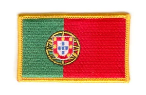 FLAGGENAUFNÄHER PORTUGAL AUFBÜGELN KLEBER NEU BESTICKT - Bild 1 von 1