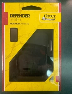 Authentic Otter Box Defender Series for Motorola Atrix 4G Phone Case, Black - Picture 1 of 2