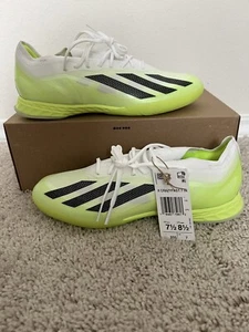 Adidas X Crazyfast.1 IN Indoor Soccer Cleats Shoes Futsal IE4206 Mens Size 7.5 - Picture 1 of 9