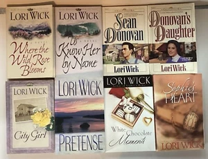 Lori Wick Book Lot of 8 Mixed Series & Stand Alone Californians Rocky Mtn Yellow - Picture 1 of 12