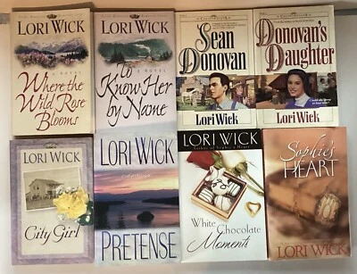Lori Wick Book Lot of 8 Mixed Series & Stand Alone Californians Rocky Mtn Yellow - Image 1 of 4
