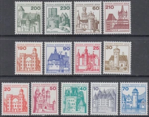 GERMANY Sc # 9N391-403 CPL MNH SET of 13 - VARIOUS CASTLES - Picture 1 of 1