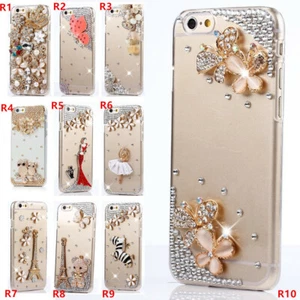 Bling Crystals Diamonds Clear Girly Case for Moto G Stylus/Edge+/Edge 5G UW/E6S - Picture 1 of 21