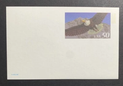 U.S. Stamps SC #UX219a 50¢ American Eagle Postal Card. MNH - Image 1 of 2