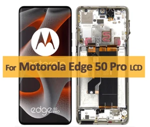Original For Motorola Edge 50 Pro LCD Display Touch Screen Digitizer with Frame - Picture 1 of 1
