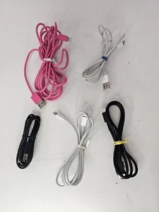 lot of 5  iphone charging cables NO brick included lot #2 - Picture 1 of 1