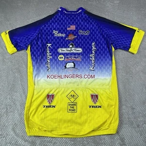 Cycling Mens Jersey XL Voler Fort Wayne Koehlinger Napa Trek 3/4 Bottle Holder - Picture 1 of 14
