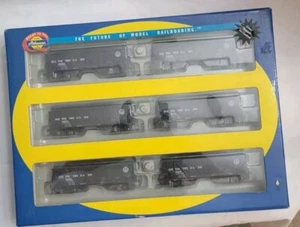ATHEARN #76790 BALTIMORE & OHIO 34' 2 BAY HOPPER 6-PACK NEW *NOTE* - Picture 1 of 7