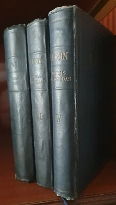 Lenin. Obras Escogidas, Moscu, 1941-44 (Voll. I, III, IV), in spagnolo - Immagine 1 di 2