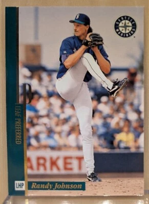 1996 Leaf Preferred GOLD PRESS PROOF #52 Randy Johnson HOF RARE PARALLEL - Image 1 of 2