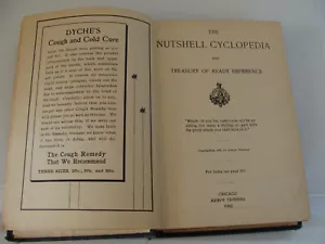 Nutshell Cyclopedia Treasury of Ready Reference 1905 Facts & Great Period Ads - Foto 1 di 11