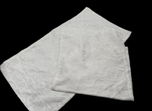 Ralph Lauren Serviettes Runners Rectangular Two Cotton White 29 x 57cm - Picture 1 of 9