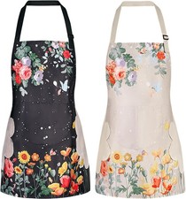 DILLMAN Blumenschürzen mit Tasche blühend wasserdicht verstellbar Ko
