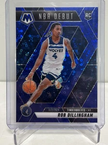Mosaico 2024-25 - Robert Dillingham #218 Fast Break Blue Mosaic Prizm/85 (RC) - Imagen 1 de 2