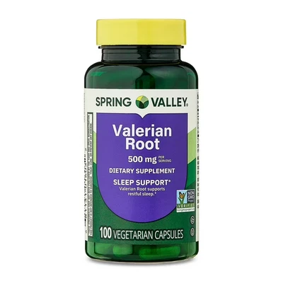 Spring Valley Valerian Root Capsules, 500 mg, 100 Count - Image 1 of 4