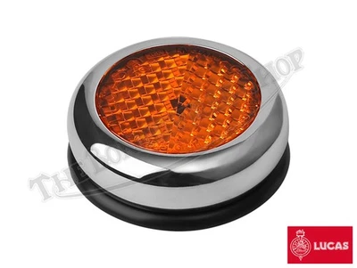 Triumph Bonneville Tiger Trophy 500 650 Genuino Lucas Ámbar Bajo Tanque Reflejo... Foto 1 de 3