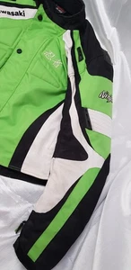 Vintage Kawasaki Ninja Textile Racing Jacket UK 46 - Picture 1 of 11