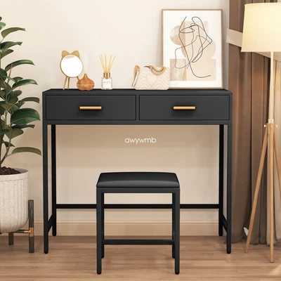 90 cmx78 cm Schreibtisch mit Schubladen Konsolentisch Computertisch Arbeitstisch - Bild 1 von 4