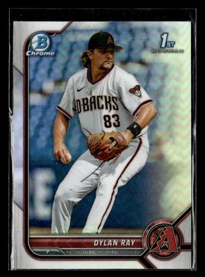2022 Bowman Draft #BDC-191 Dylan Ray Chrome Refractor Card Arizona Diamondbacks - Image 1 of 2