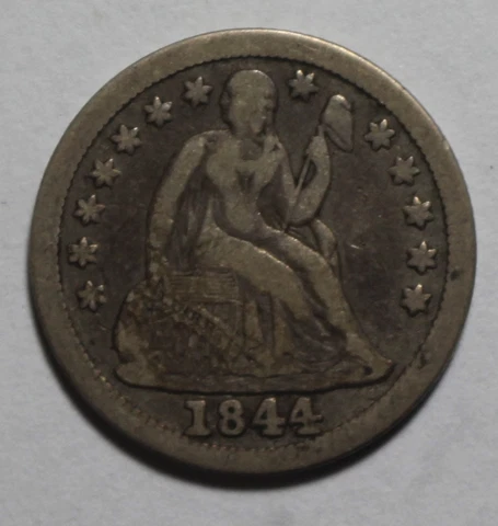 1844 Seated Liberty Dime KM2 Cover