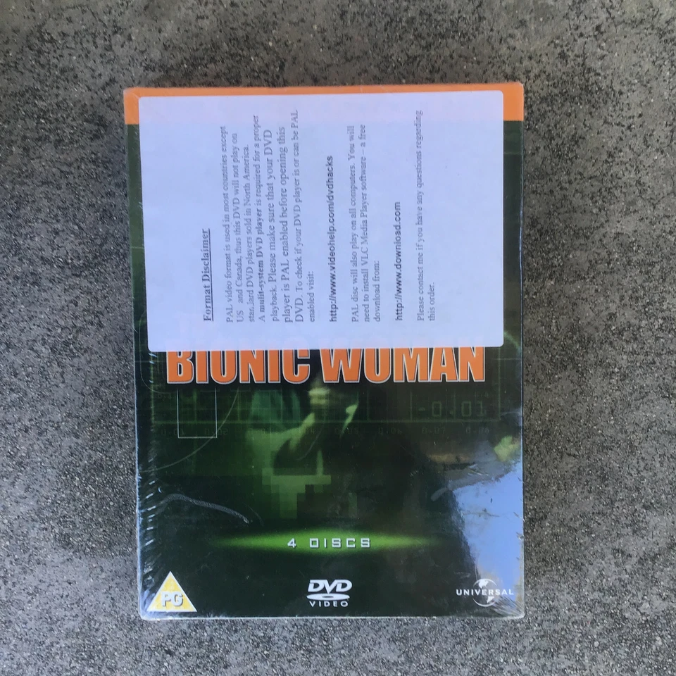 Sealed The Bionic Women Season 1 PAL Edition UK Edition PG 4 Discs - Image 1 of 2