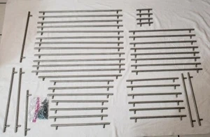 (44) Large Commercial Grade Steel Cabinet Handles & Screws (Pre-owned) - Picture 1 of 4