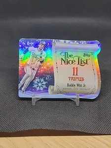 2024 Topps Holiday Bobby Witt Jr Making The Nice List Advent Exclusive #MNL-8 - Picture 1 of 3