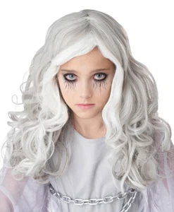 California Costumes Glow in the Dark Ghost Wig Childs Halloween Costume 7020-115 - Picture 1 of 5
