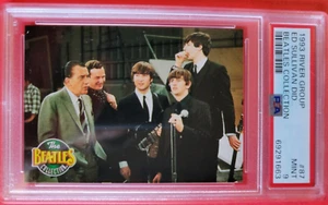 THE BEATLES 1993 tarjeta PSA COMO NUEVA 9 JOHN LENNON PAUL MCCARTNEY ED SULLIVAN - Imagen 1 de 2