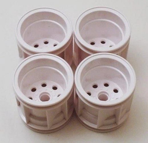 Tamiya 9804521 WR02 Chassis Wheel Bag (White,4pcs) RC Wheelie Car Spare Parts - Image 1 of 1