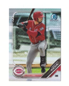 2019 Bowman Chrome Draft JONATHAN INDIA Mojo Refractor Mint Reds - Picture 1 of 2