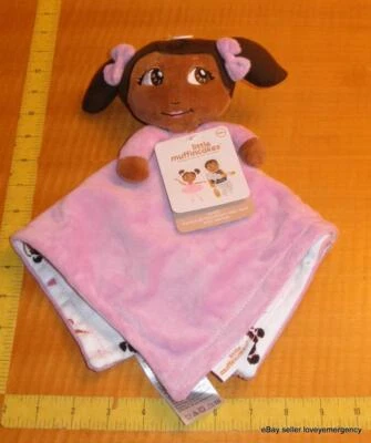 Маленькие кексы афро-американская девочка балерина безопасности одеяло милый фиолетовый - Изображение 1 из 3