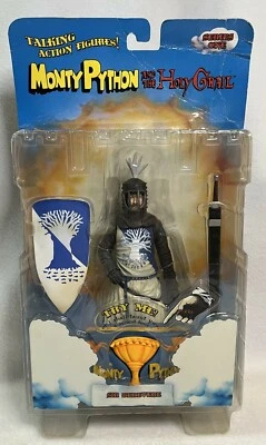 Monty Python y el Santo Grial - Figura de acción parlante Sir Bedevere nueva en paquete 2003 Foto 1 de 2
