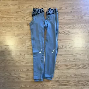 Nike Pro Dri-Fit Mens Skinny Activewear Leggings Pull On Sz S Lot Of 2 - Picture 1 of 6