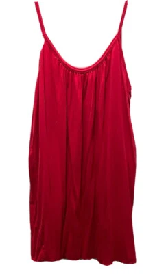 Camiseta sin mangas camisola cami sin mangas súper suave cómoda rosa talla grande para mujer 1X Foto 1 de 4