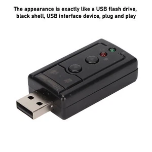 Virtual Sound Card Internal Amplifier And Volume Controls 7.1 Channel Sound Card - Picture 1 of 24