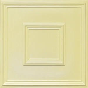 PVC Kunstdose (Aufkleben/Drop-In) Deckenfliesen 24x24 D208 Creme Perle SUPER SALE!! - Bild 1 von 2