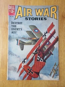 Dell Comics AIR WAR STORIES #2 (1965) **Nice Painted Cover!** (FN/VF to VF-) - Picture 1 of 4