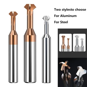90° T-type Milling Cutter Chamfering Edge Internal/ External/ Up/ Down Slotting - Picture 1 of 32